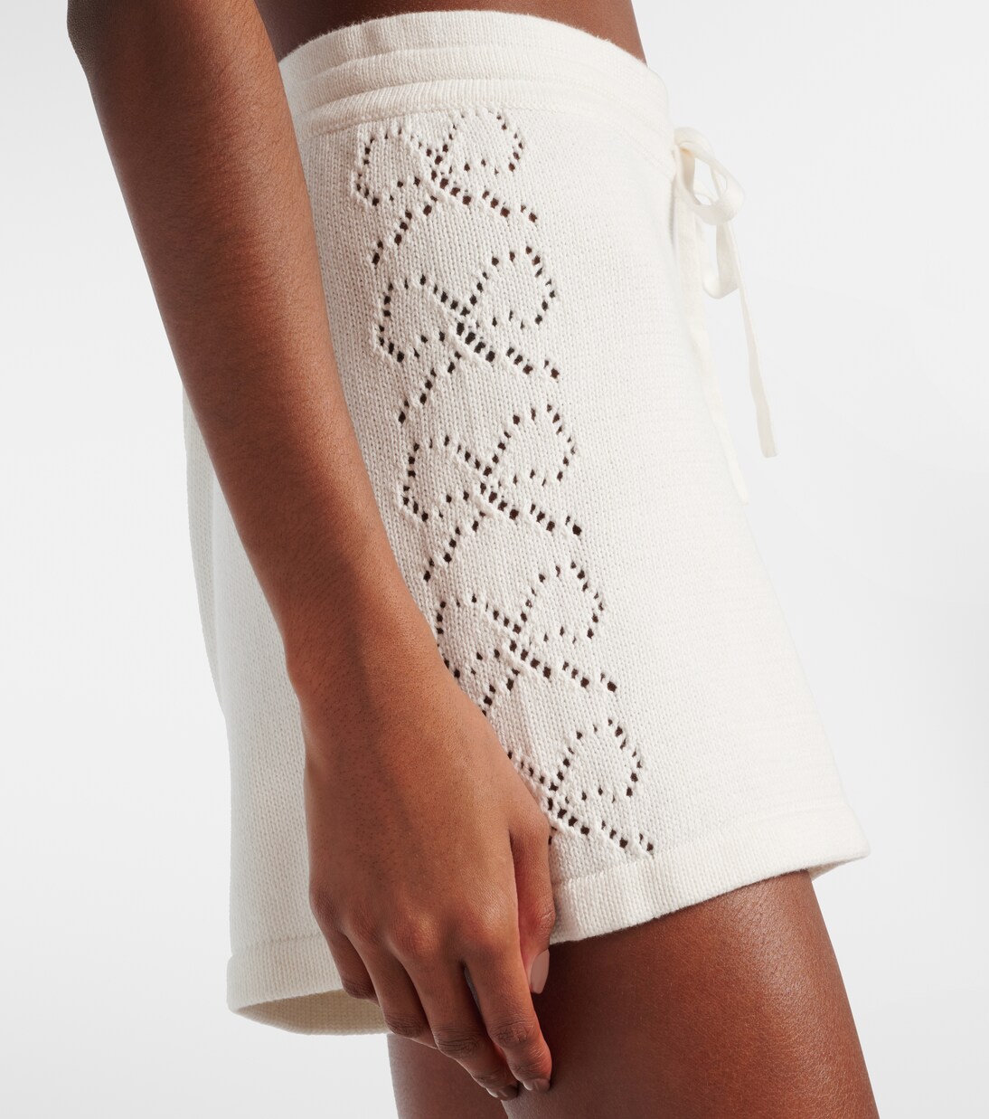 Lavalliere Rosie knitted cotton shorts | The Upside