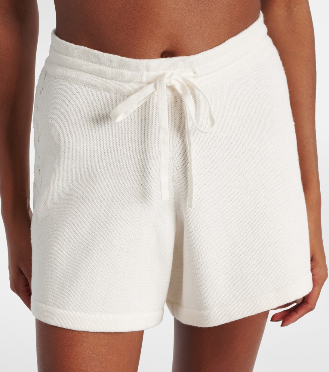 Lavalliere Rosie knitted cotton shorts | The Upside