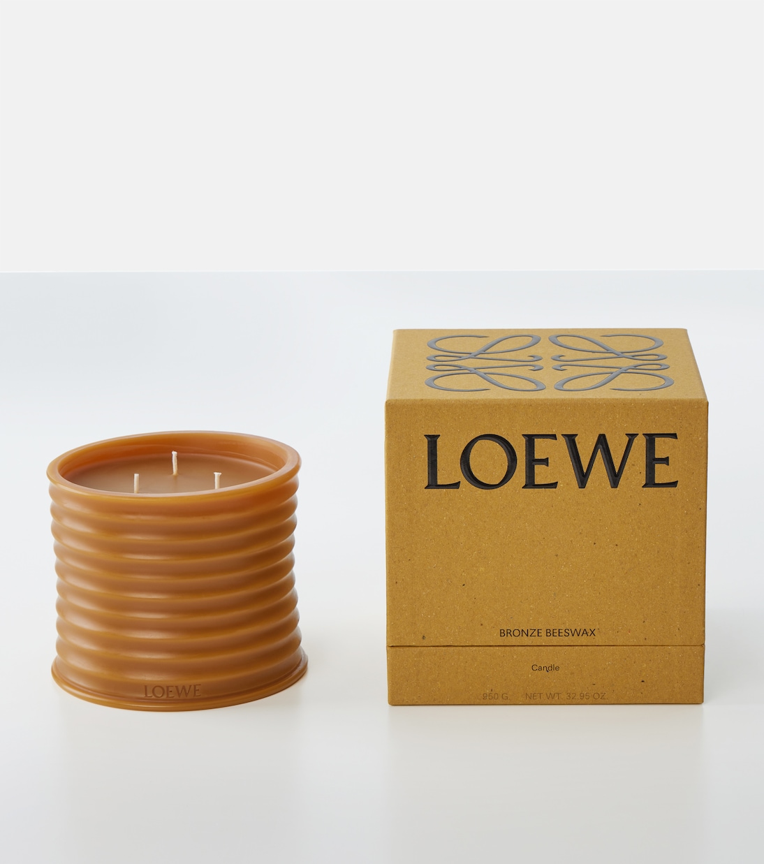 Duftkerze Bronze Beeswax Medium | Loewe Home Scents