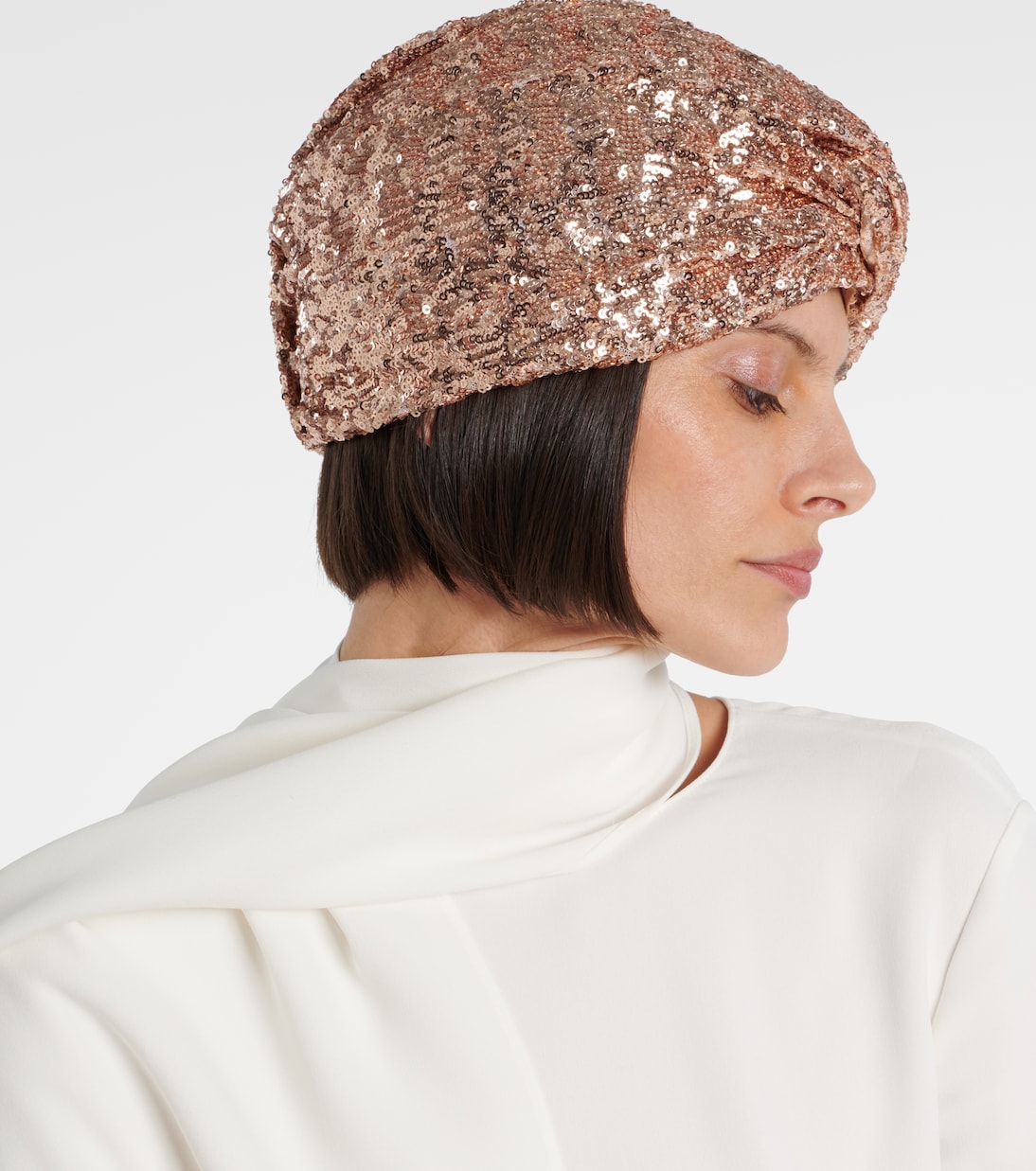 VLogo sequined head wrap  | Valentino