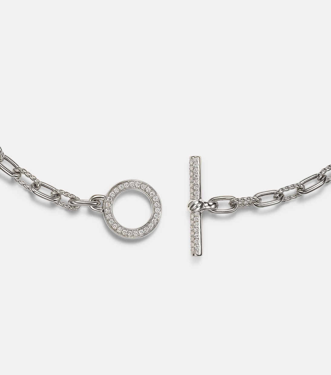 DY Madison® sterling silver bracelet with diamonds | David Yurman