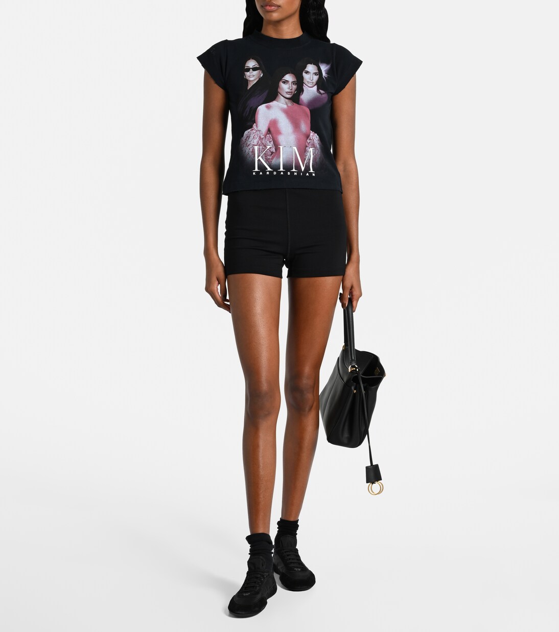 High-Rise Shorts aus Jersey | Wardrobe.NYC