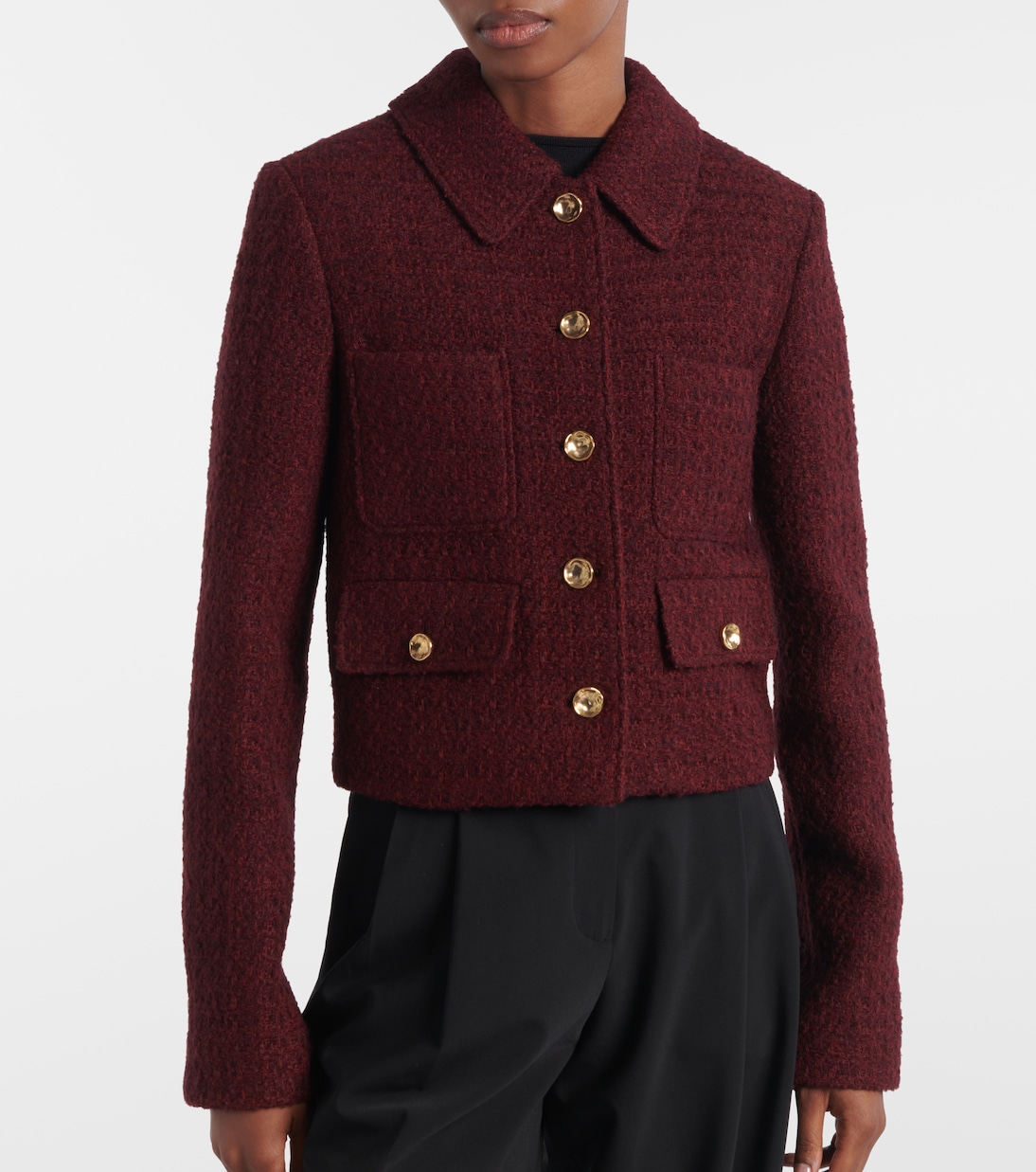 Cropped-Jacke Astley aus Tweed | Altuzarra