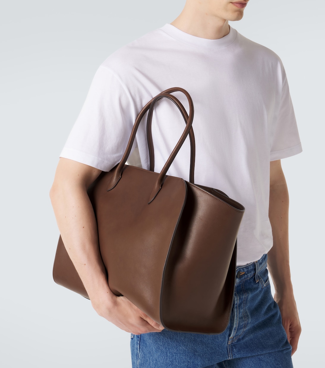 Tote Bag Marlo 17 aus Leder | The Row