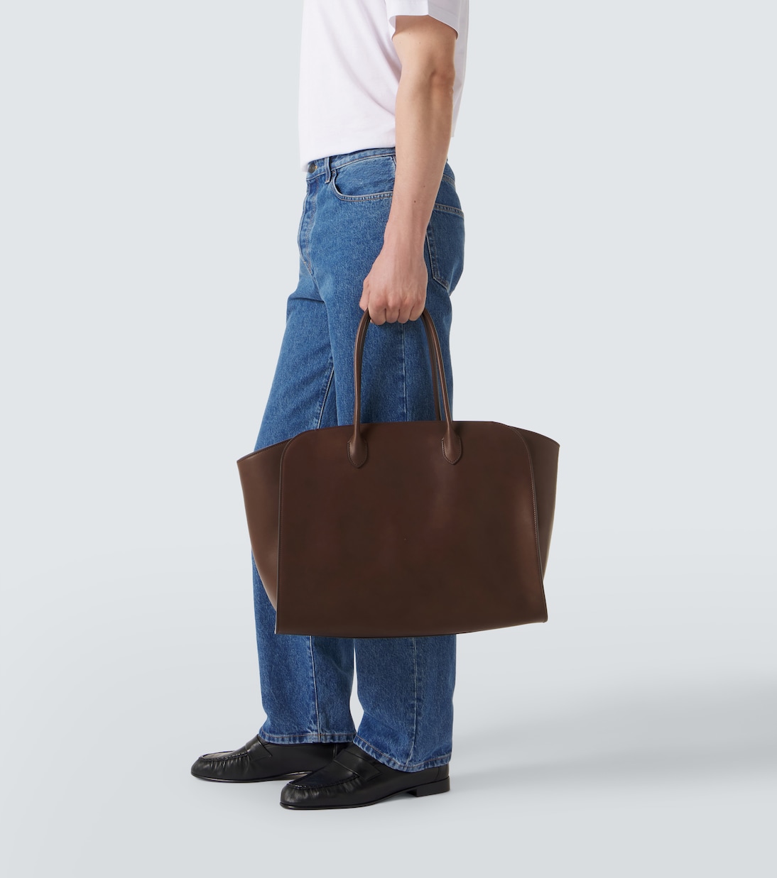 Tote Bag Marlo 17 aus Leder | The Row