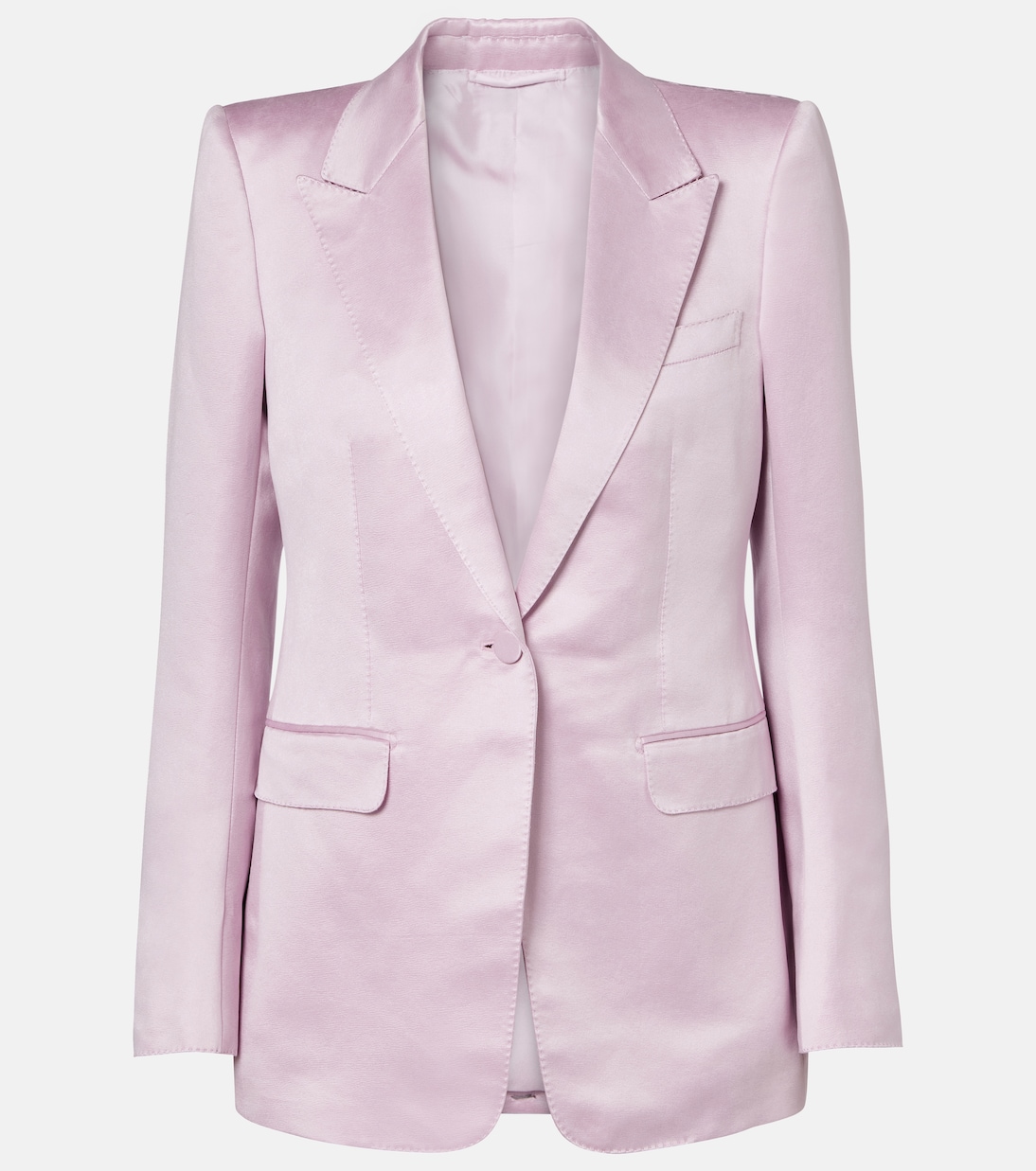 Blazer en coton et satin de soie | Tom Ford
