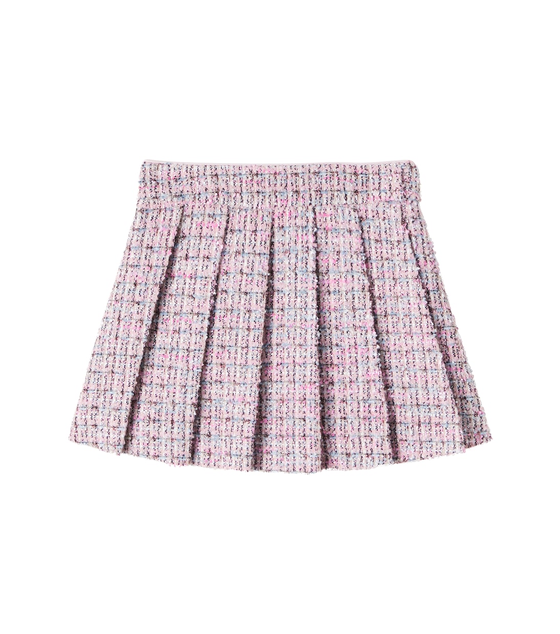 Falda plisada de bouclé | Self-Portrait Kids