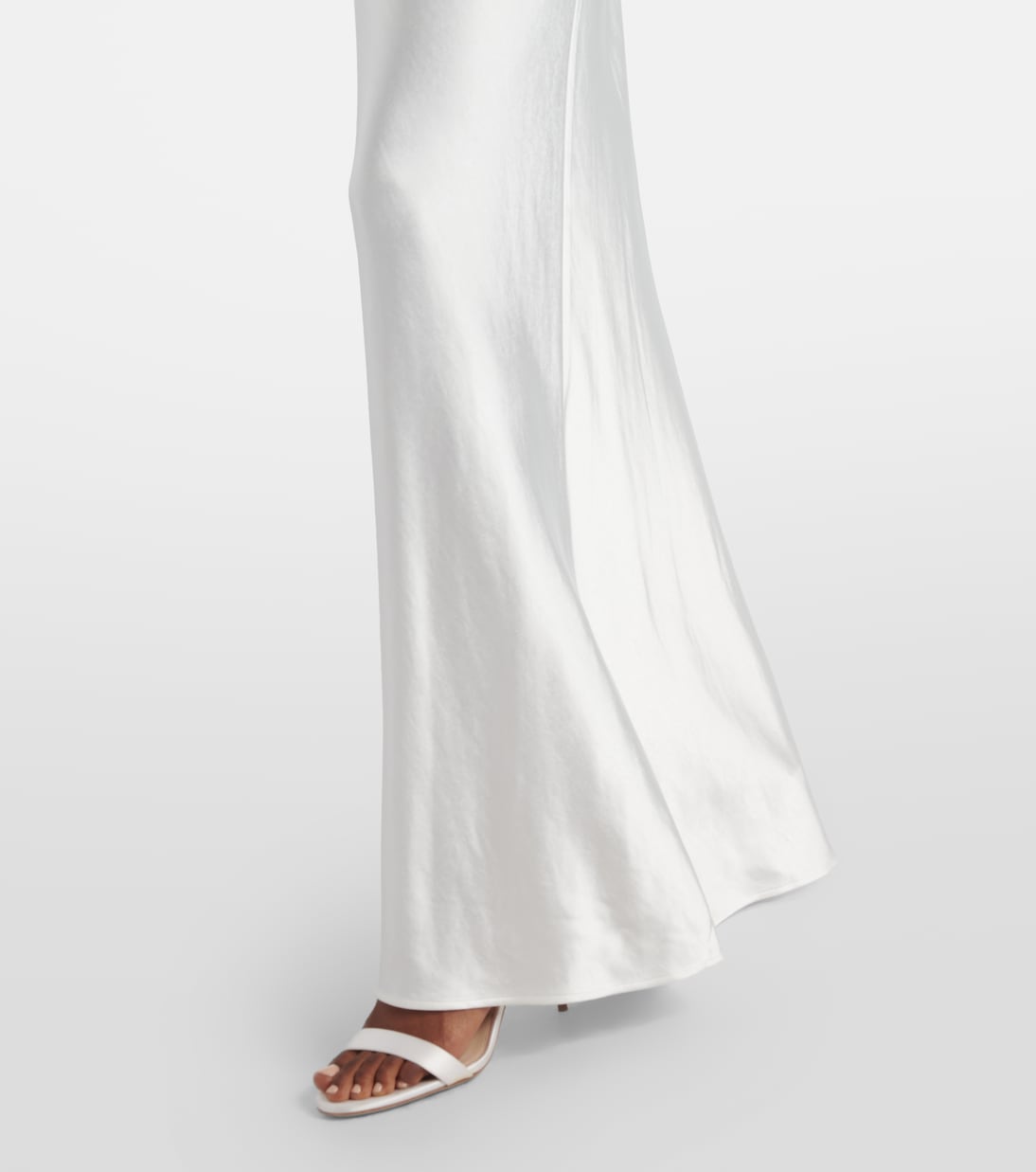 Robe longue de mariée en satin à ornements | Self-Portrait