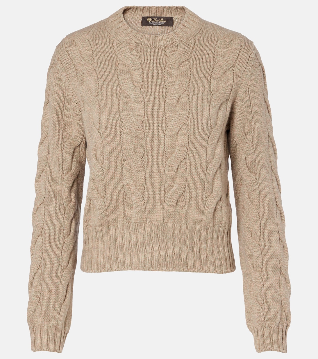 Pullover Napier in cashmere a trecce | Loro Piana