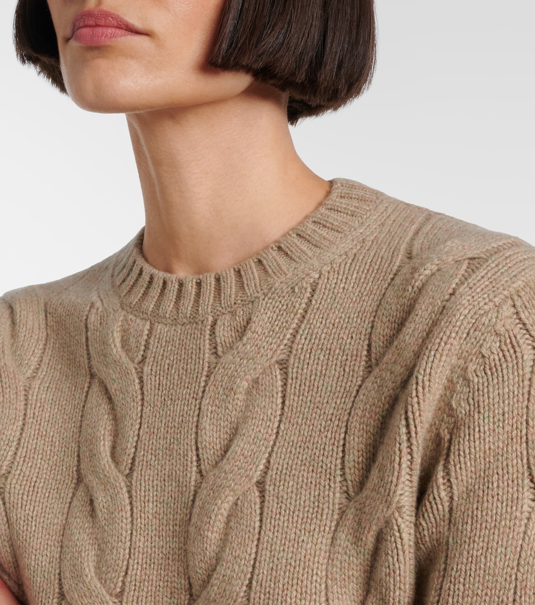 Pullover Napier in cashmere a trecce | Loro Piana