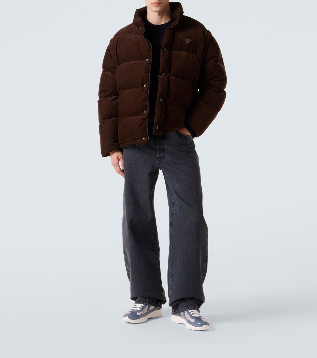 Sneakers America's Cup mit Lackleder | Prada