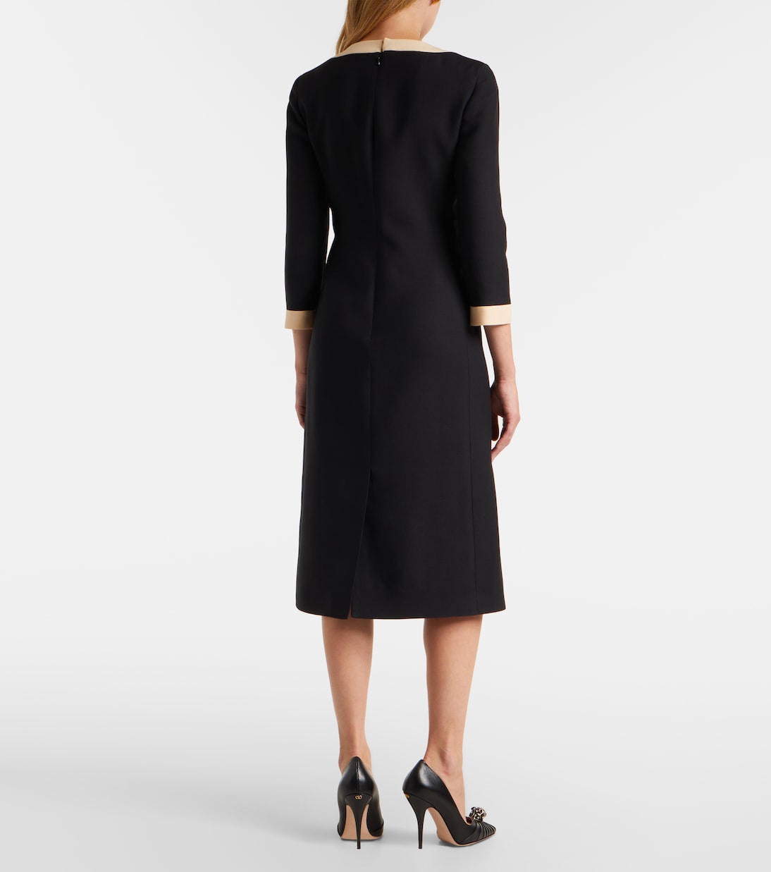 Abito midi in Crepe Couture | Valentino