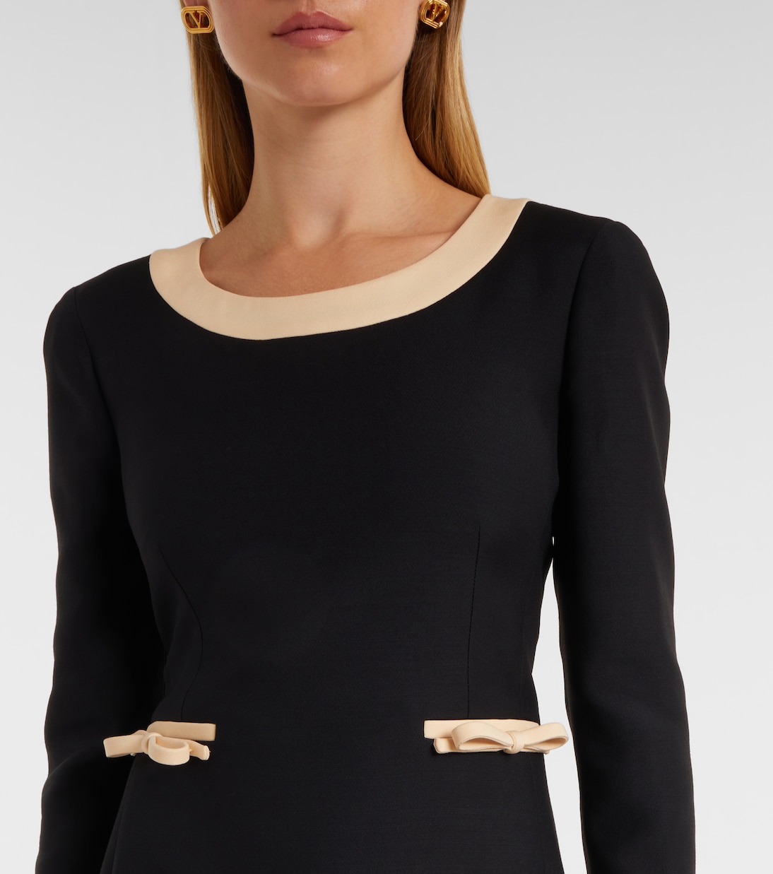 Abito midi in Crepe Couture | Valentino