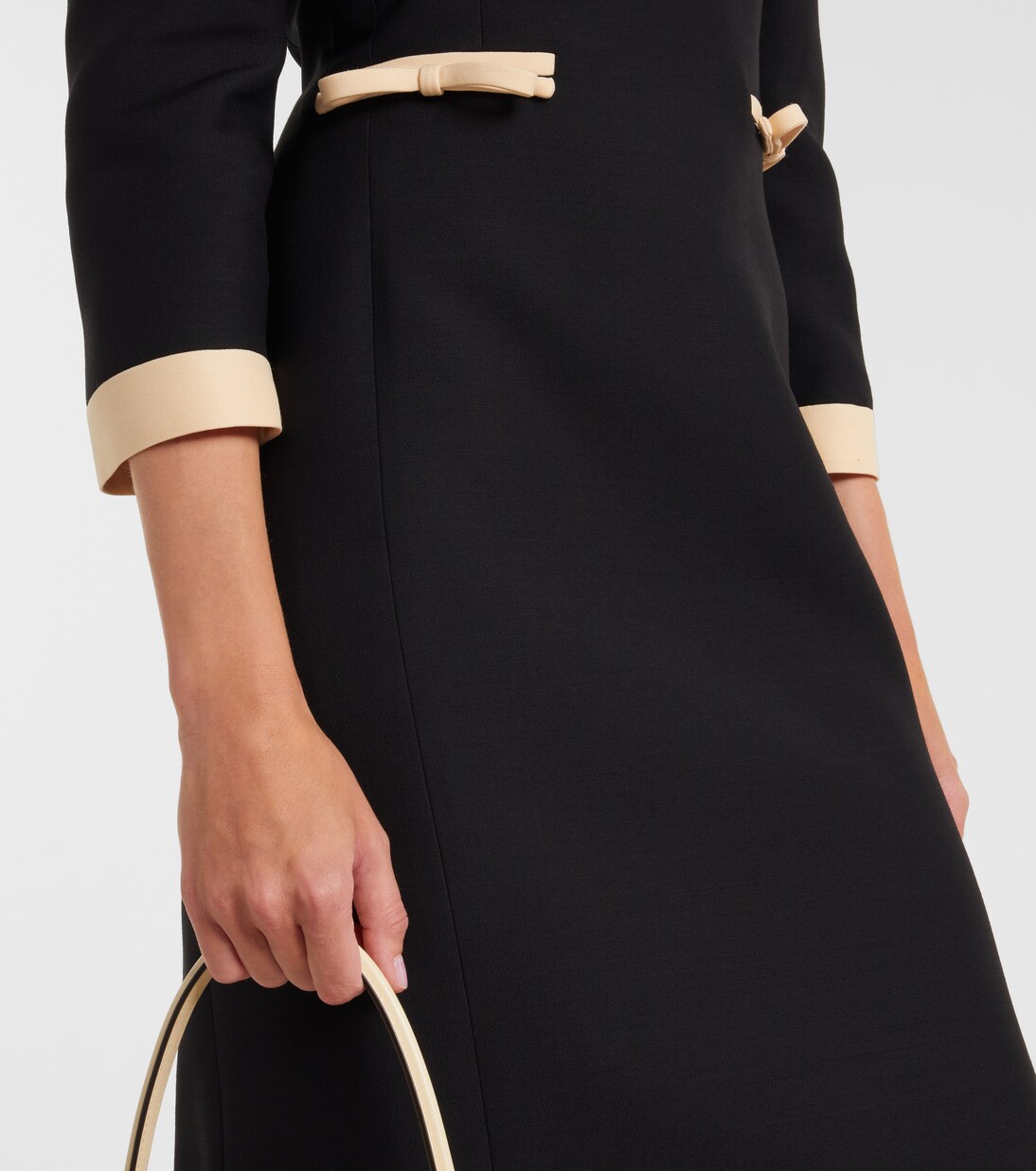 Abito midi in Crepe Couture | Valentino