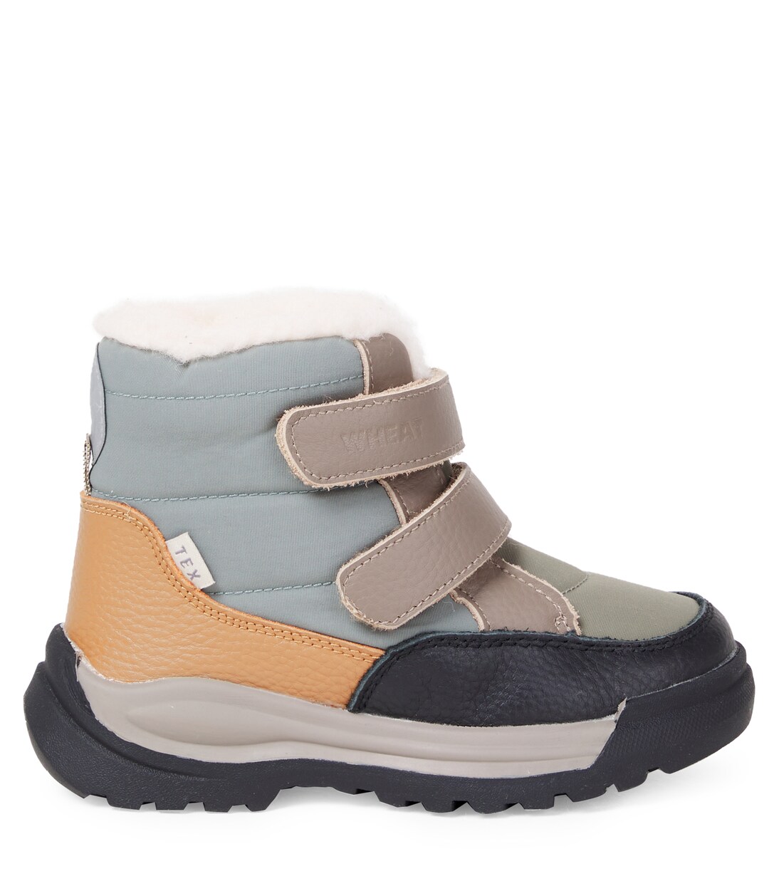 Tex皮革边饰靴子 | Wheat