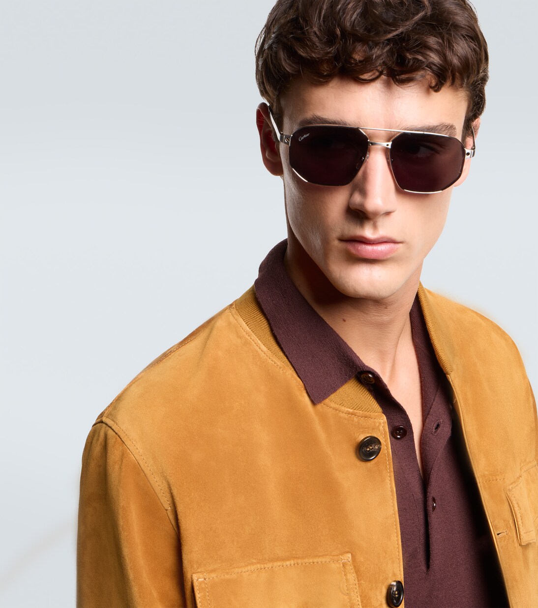 Aviator-Sonnenbrille Santos De Cartier  | Cartier Eyewear Collection