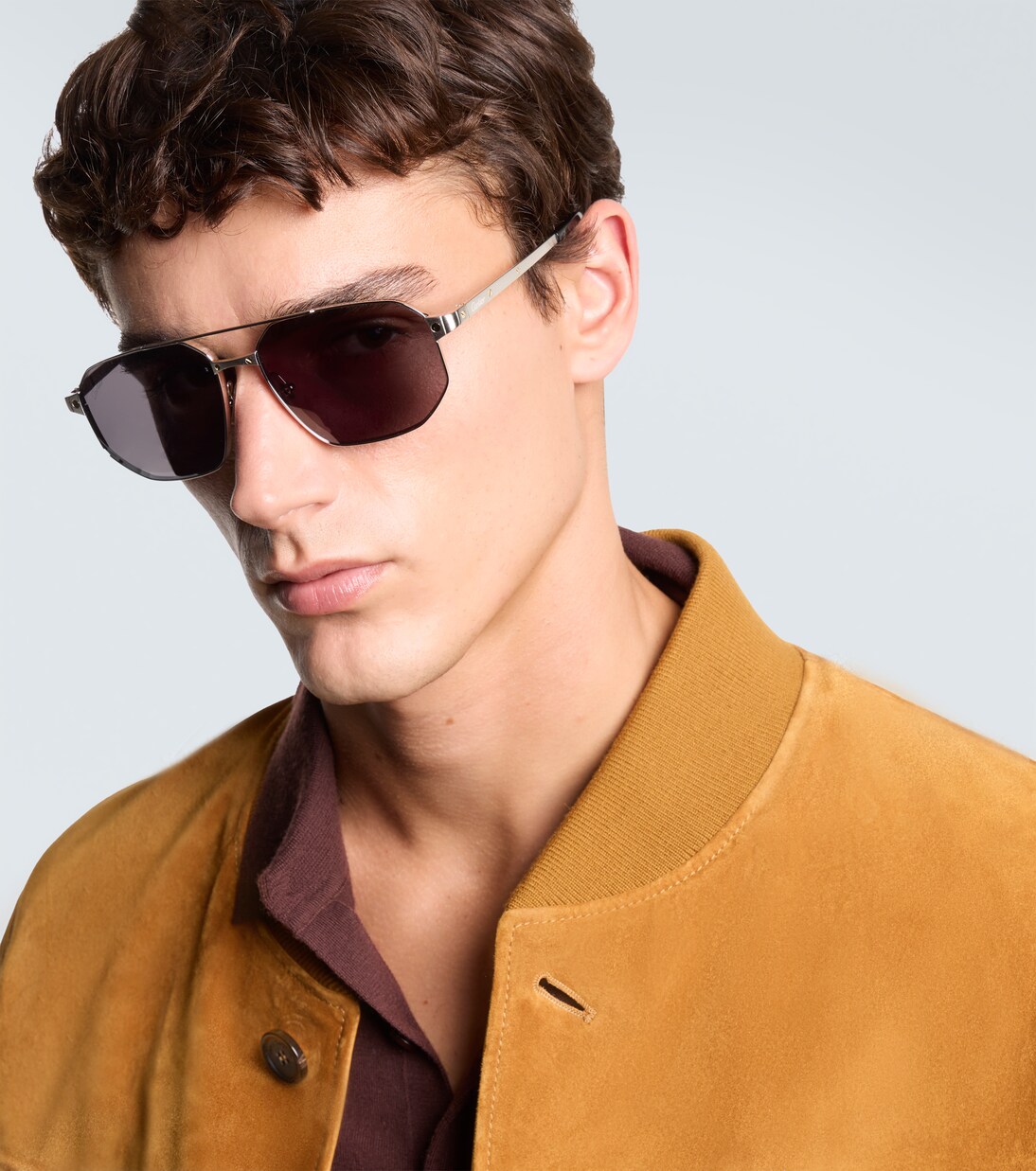 Aviator-Sonnenbrille Santos De Cartier  | Cartier Eyewear Collection