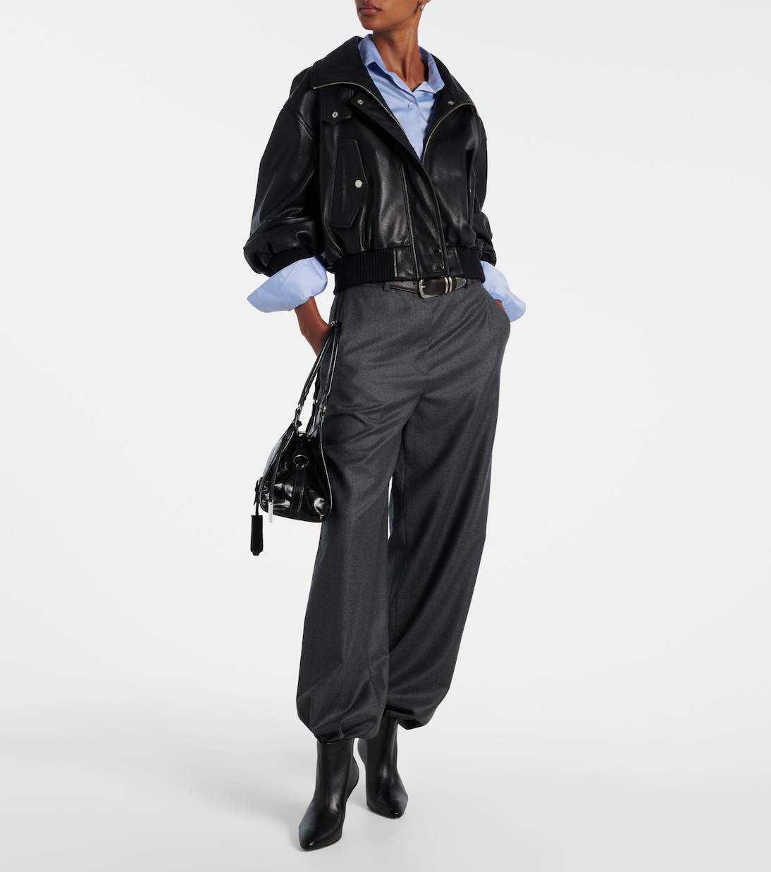 Bottines Silhouette 80 en cuir | Herbert Levine