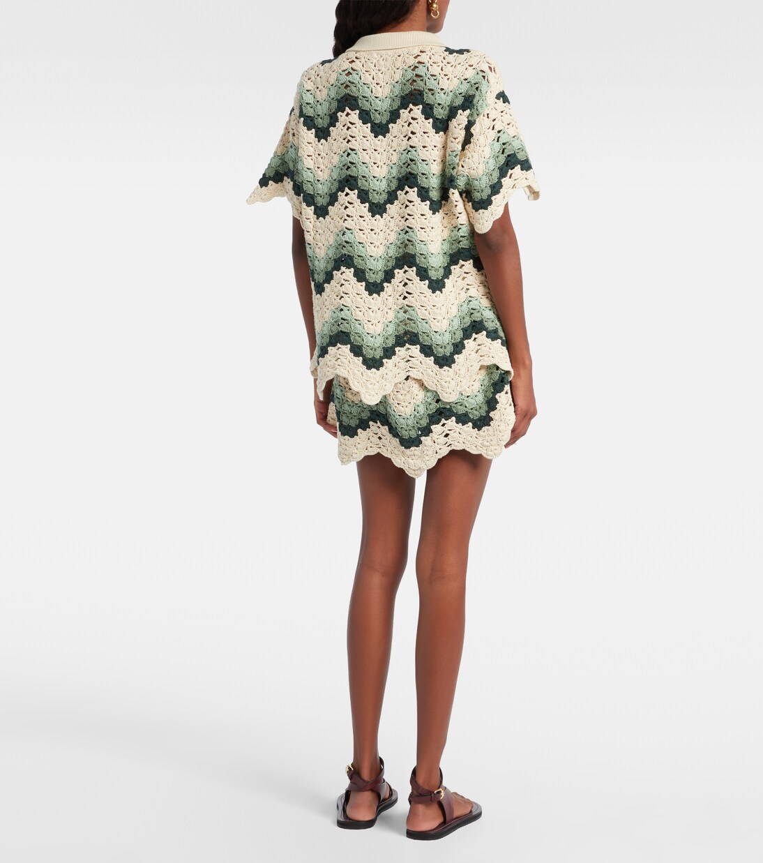 Tidal Sagra cotton crochet top | The Upside