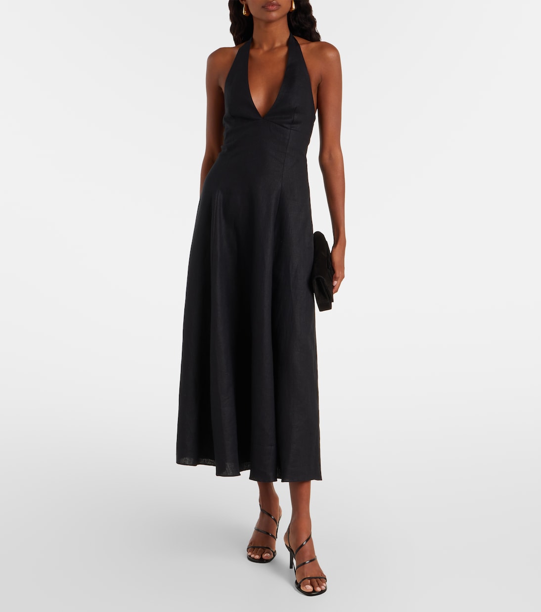 Linen midi dress | Faithfull