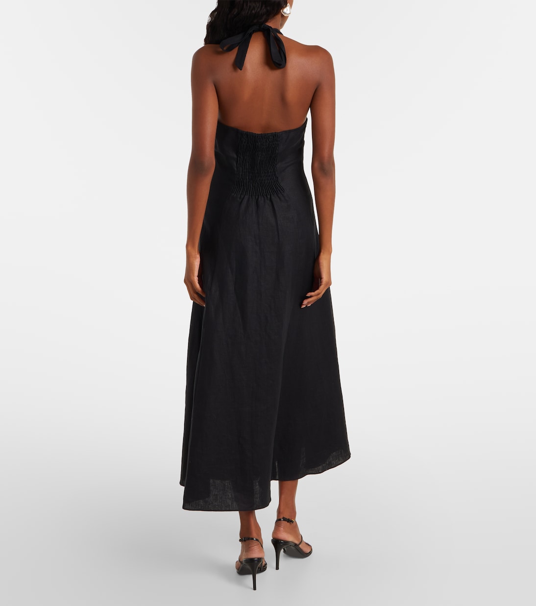 Linen midi dress | Faithfull