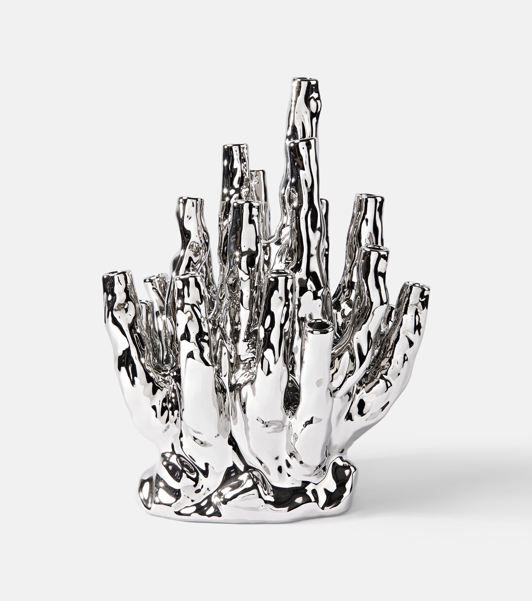 Coral porcelain vase by Norman Trapman | Polspotten