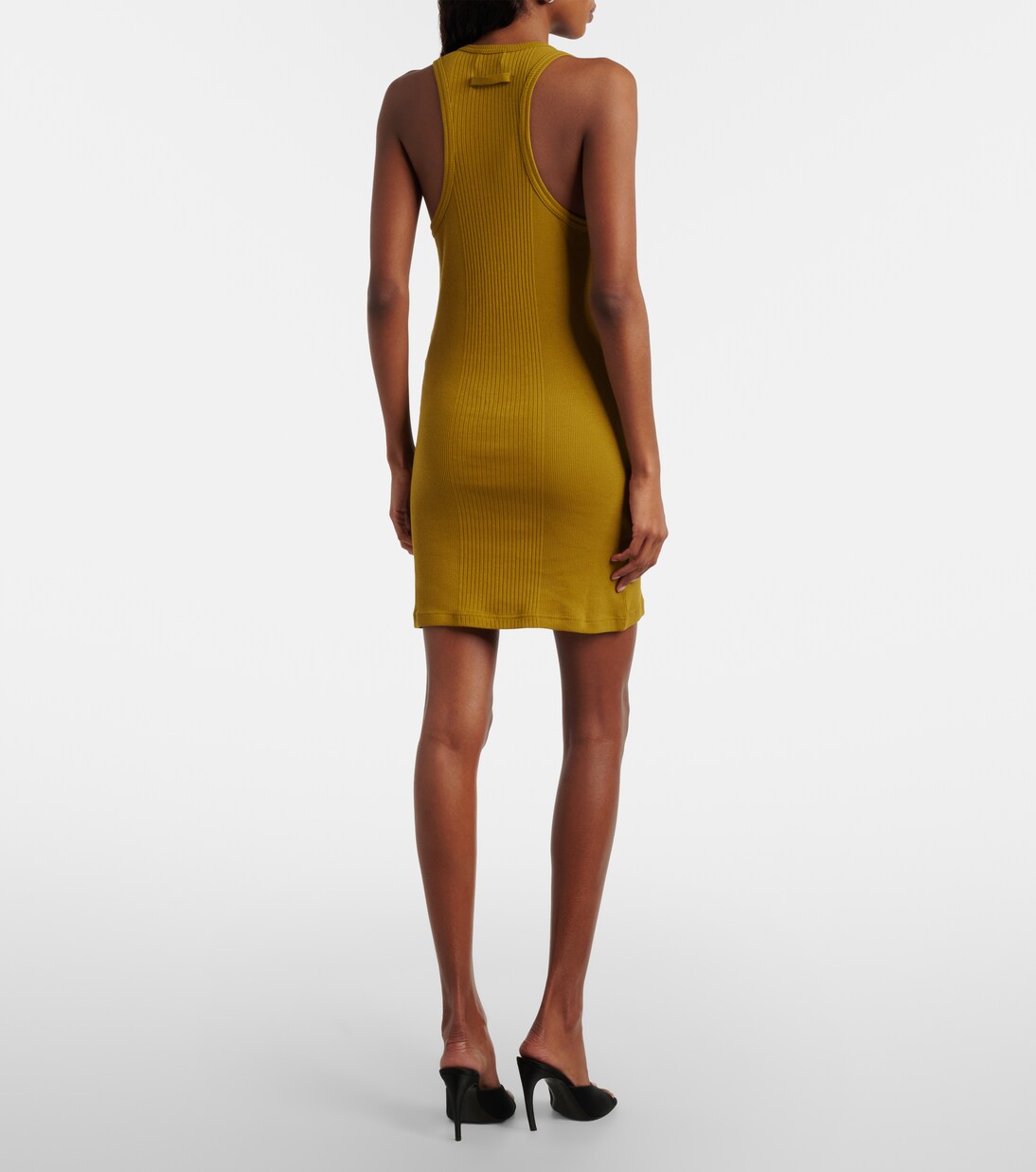 Logo ribbed-knit cotton minidress | Jean Paul Gaultier