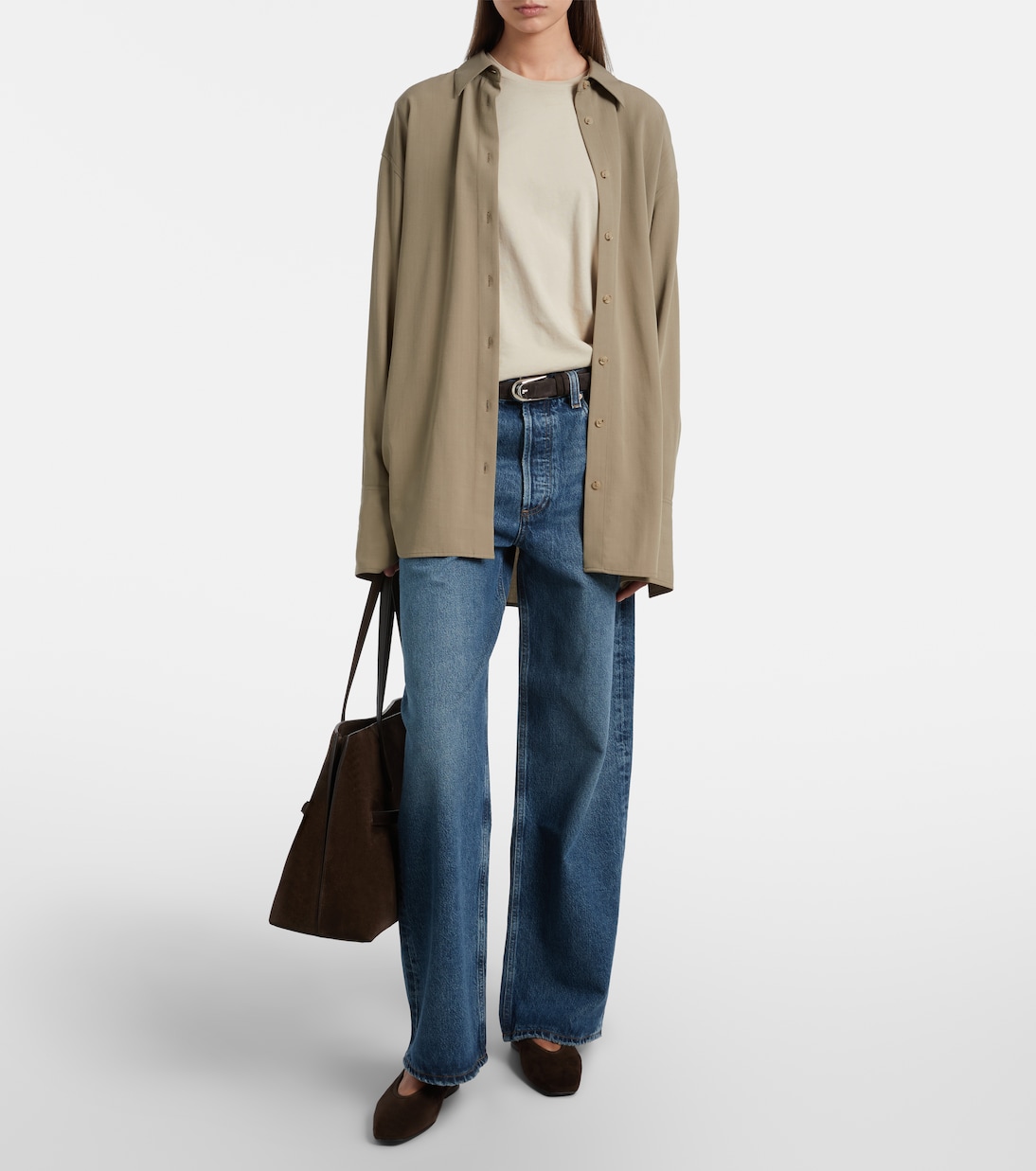 High-Rise Wide-Leg Jeans Low Slung Baggy | Agolde