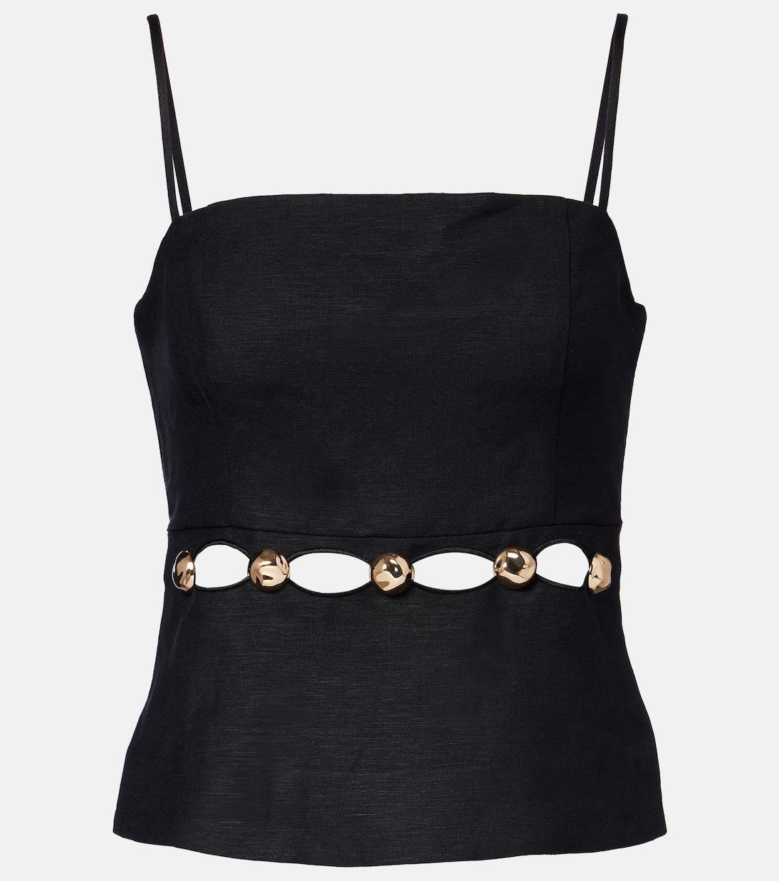 Verziertes Top aus einem Leinengemisch | Simkhai