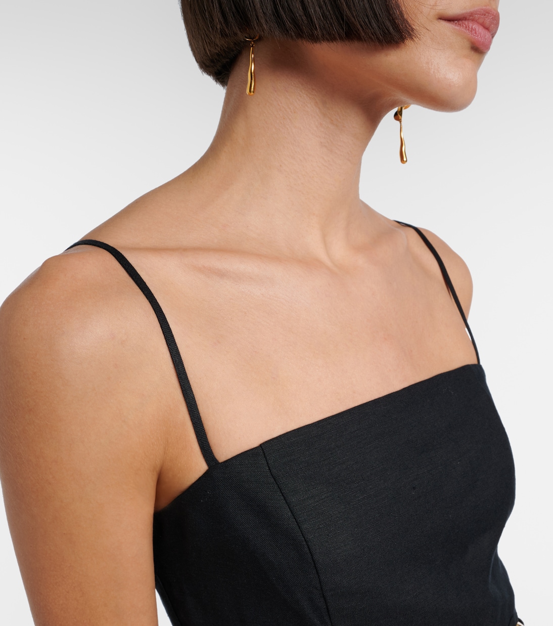 Verziertes Top aus einem Leinengemisch | Simkhai