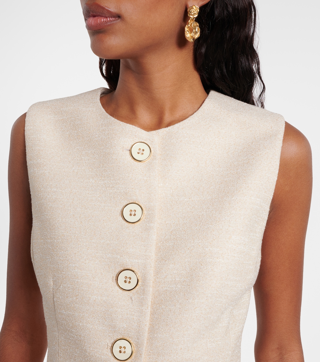 Winnie tweed vest | Rebecca Vallance