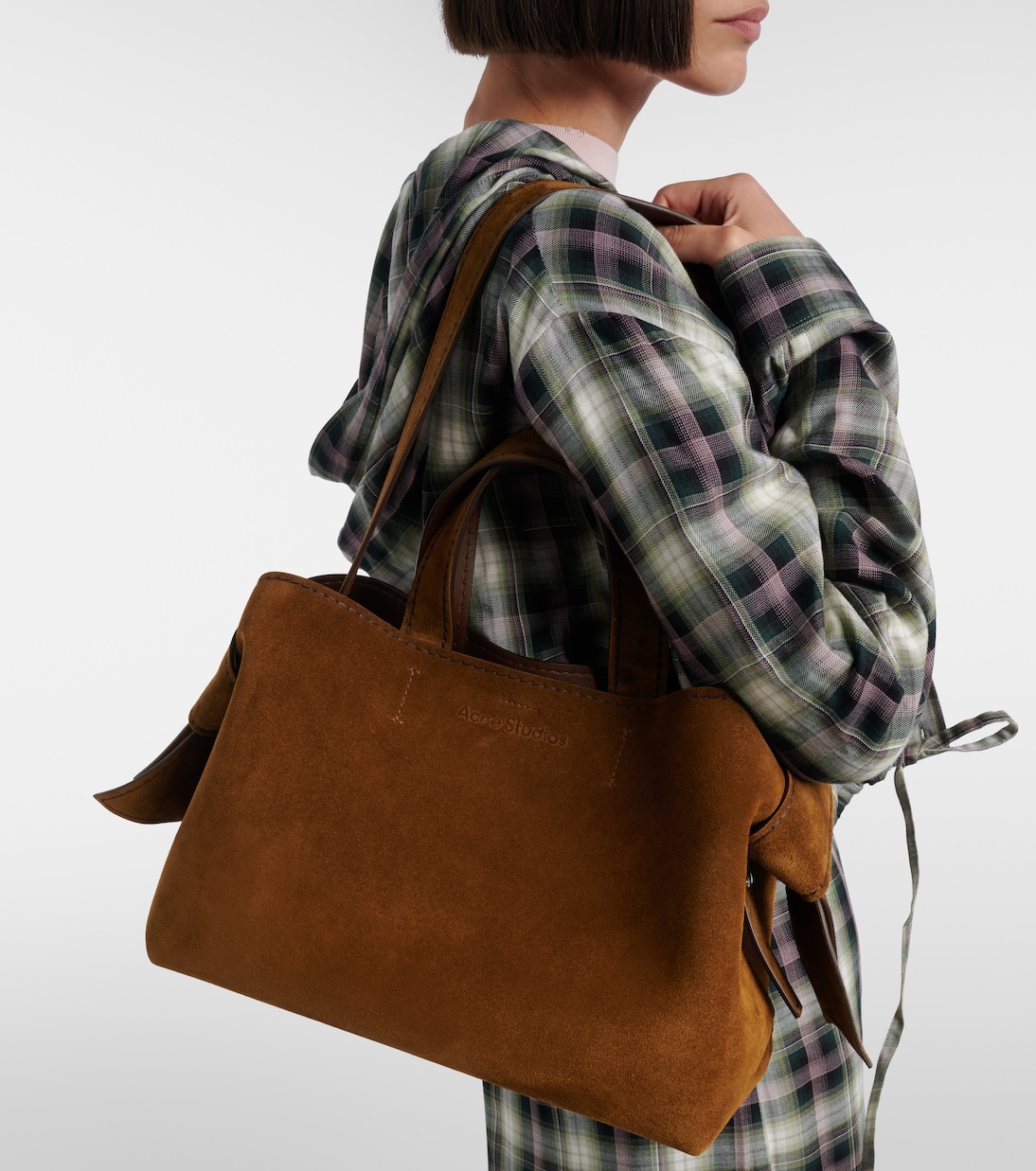 Tote Bag Musubi aus Veloursleder | Acne Studios