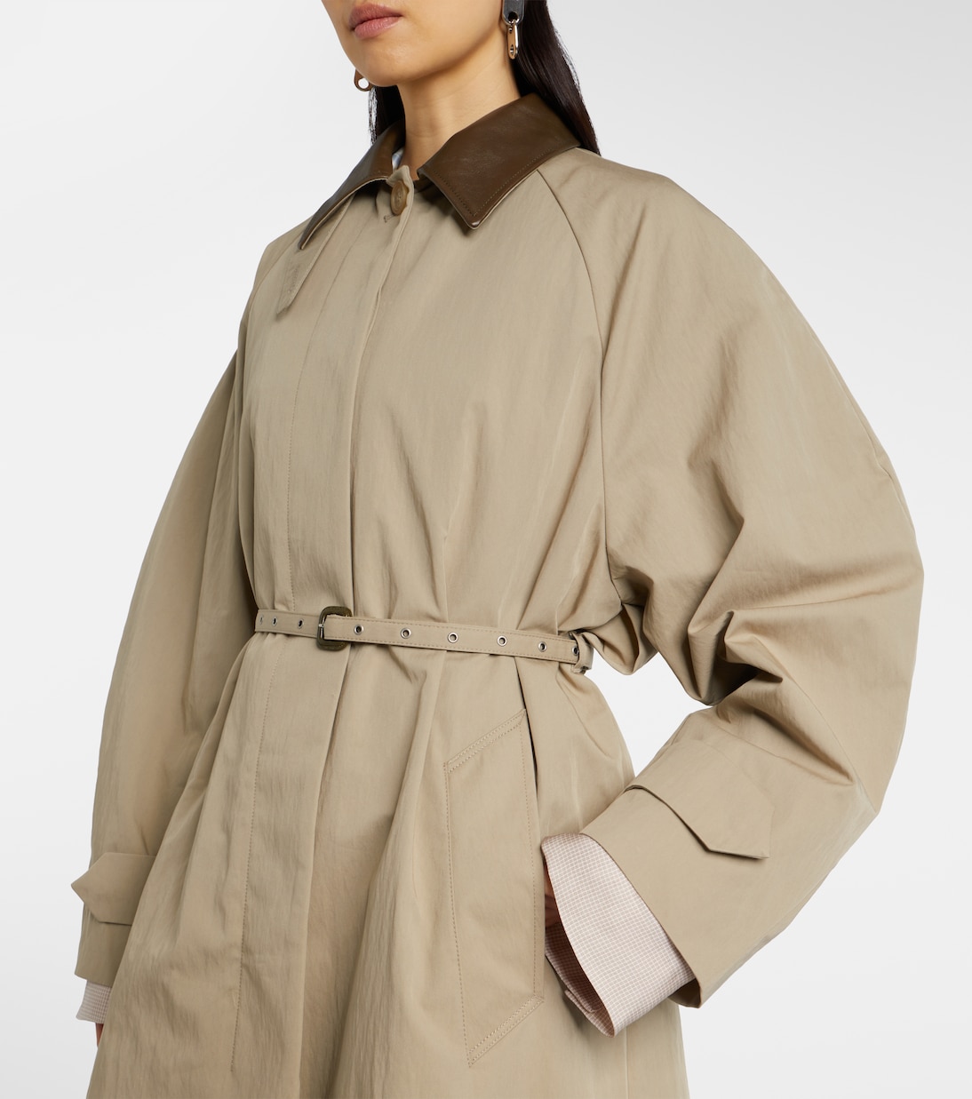 Trench-coat technique en coton mélangé | Acne Studios