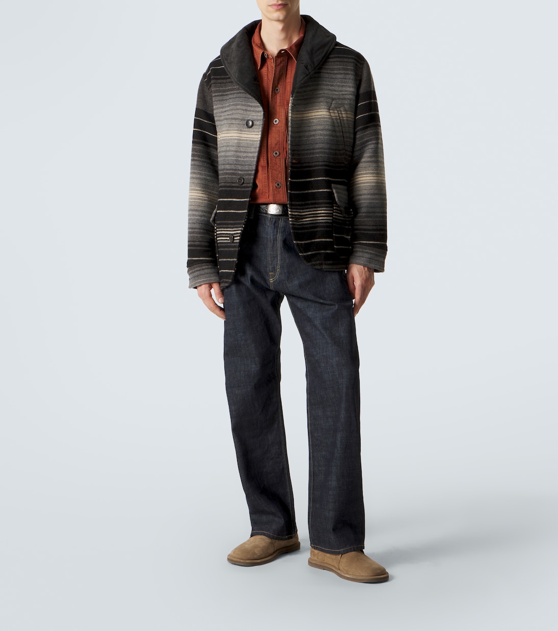 Mantel aus Wolle und Baumwolle | RRL