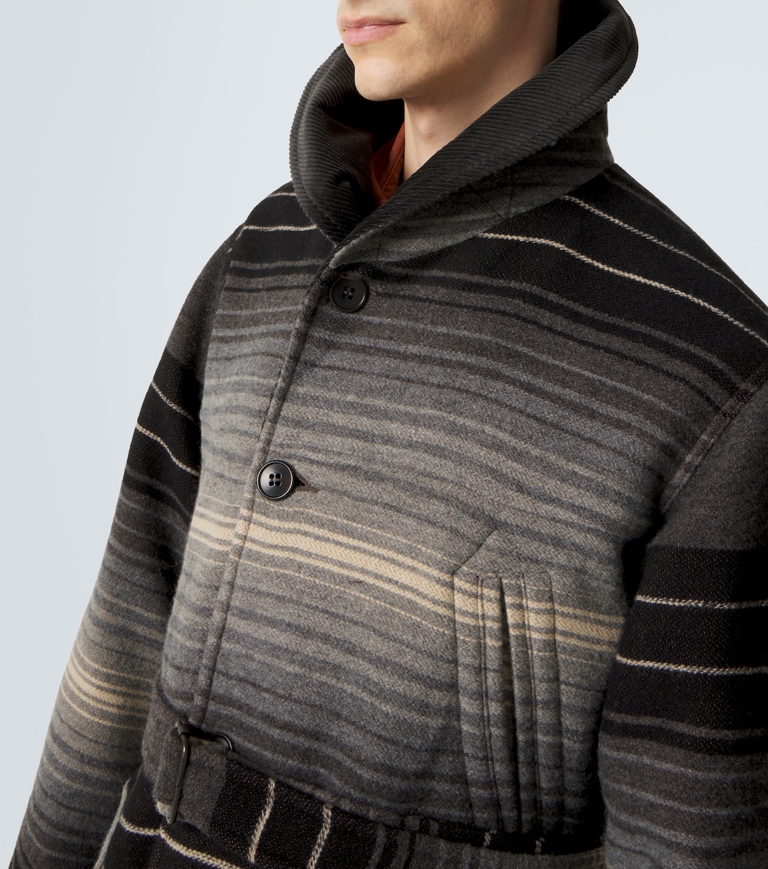 Mantel aus Wolle und Baumwolle | RRL