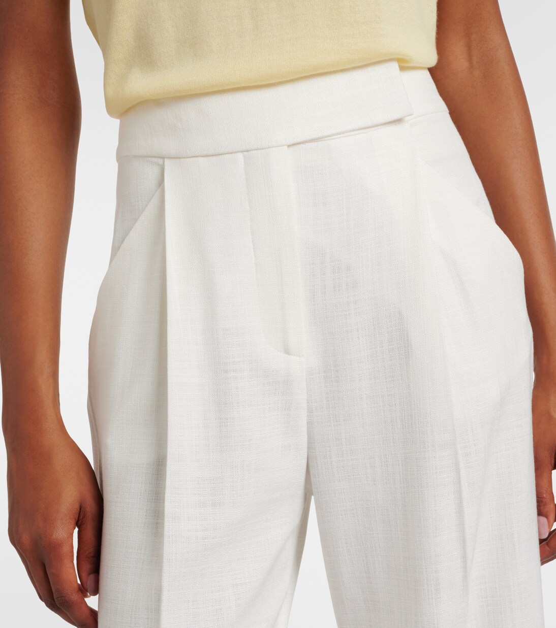 Marbeau pleated wide-leg pants | Veronica Beard