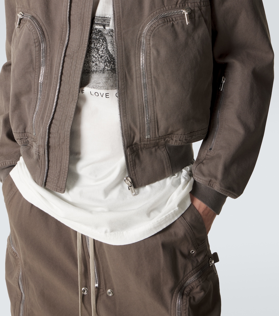 Bomberjacke aus Baumwolle | Rick Owens