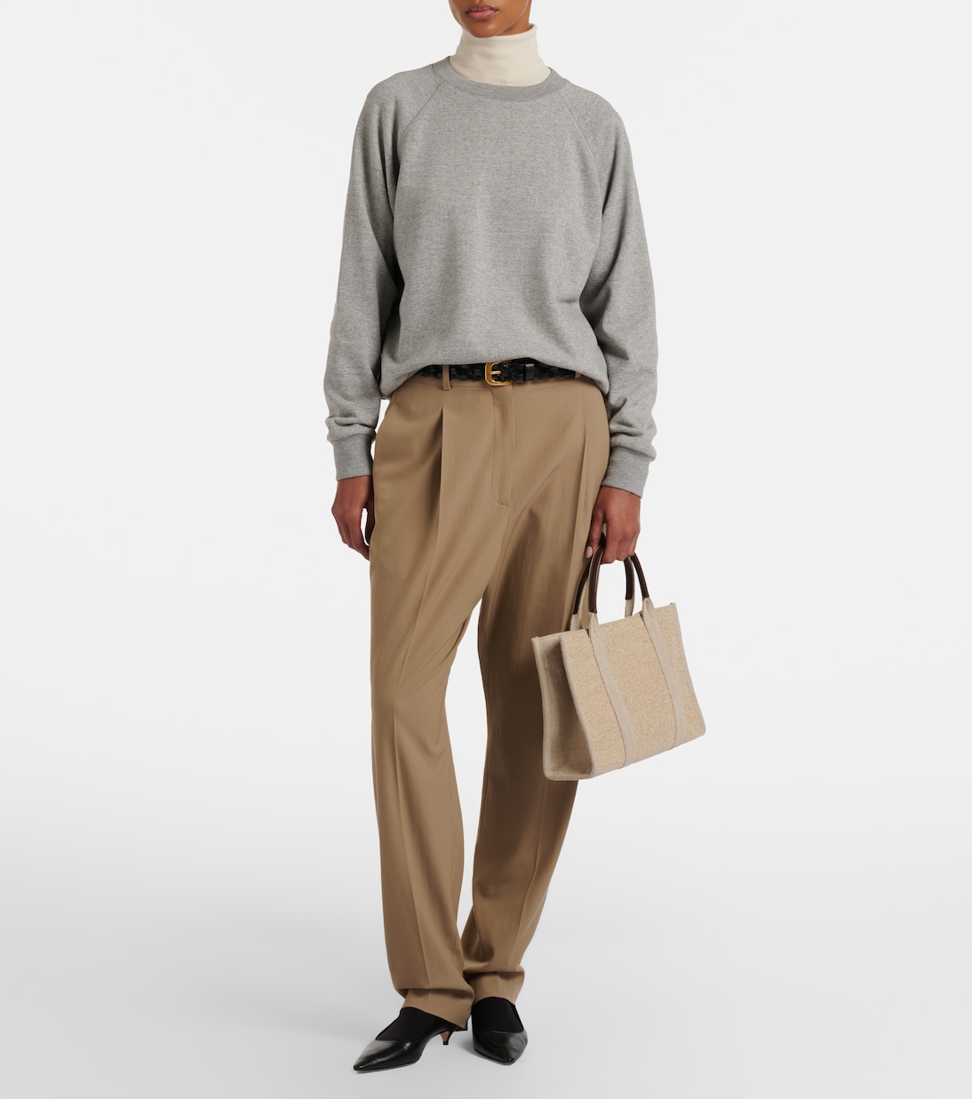 Sweatshirt Eulalia aus Baumwolle und Kaschmir | The Row