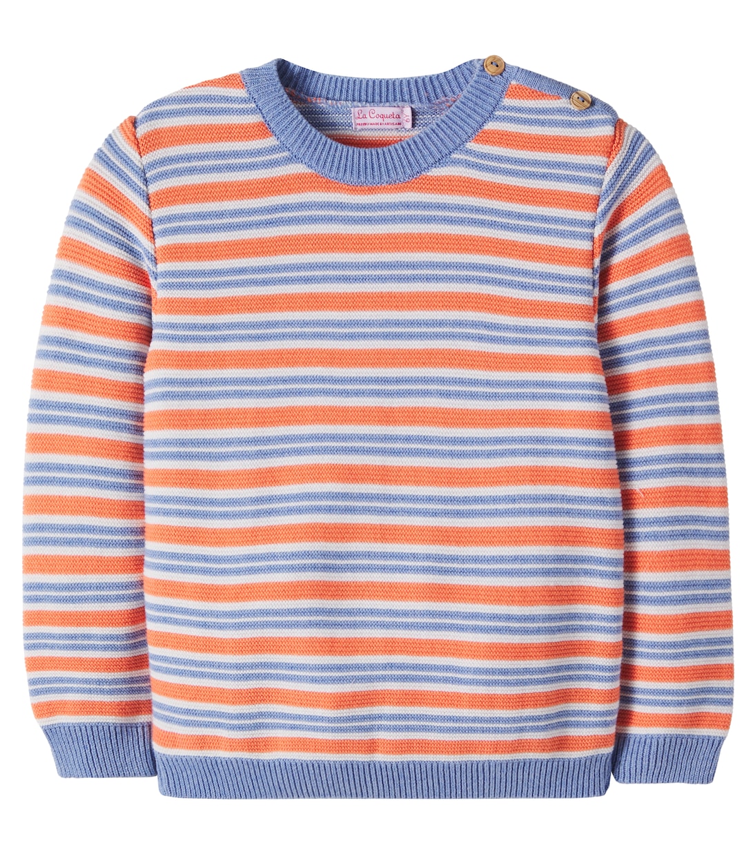 Bromo striped cotton sweater | La Coqueta
