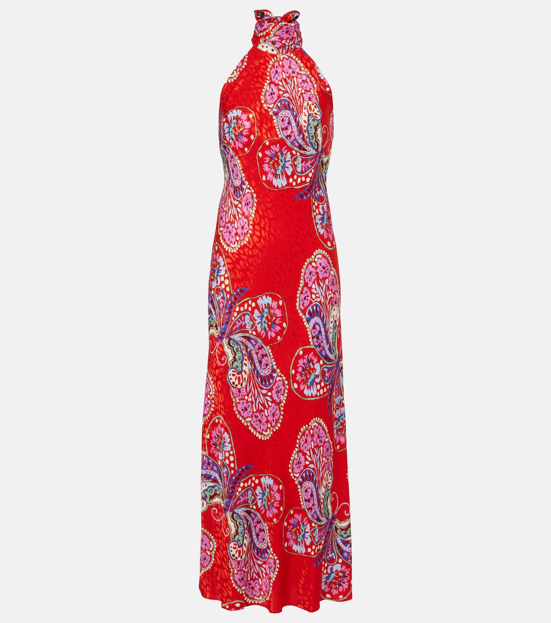 Maura printed halterneck maxi dress | Rixo