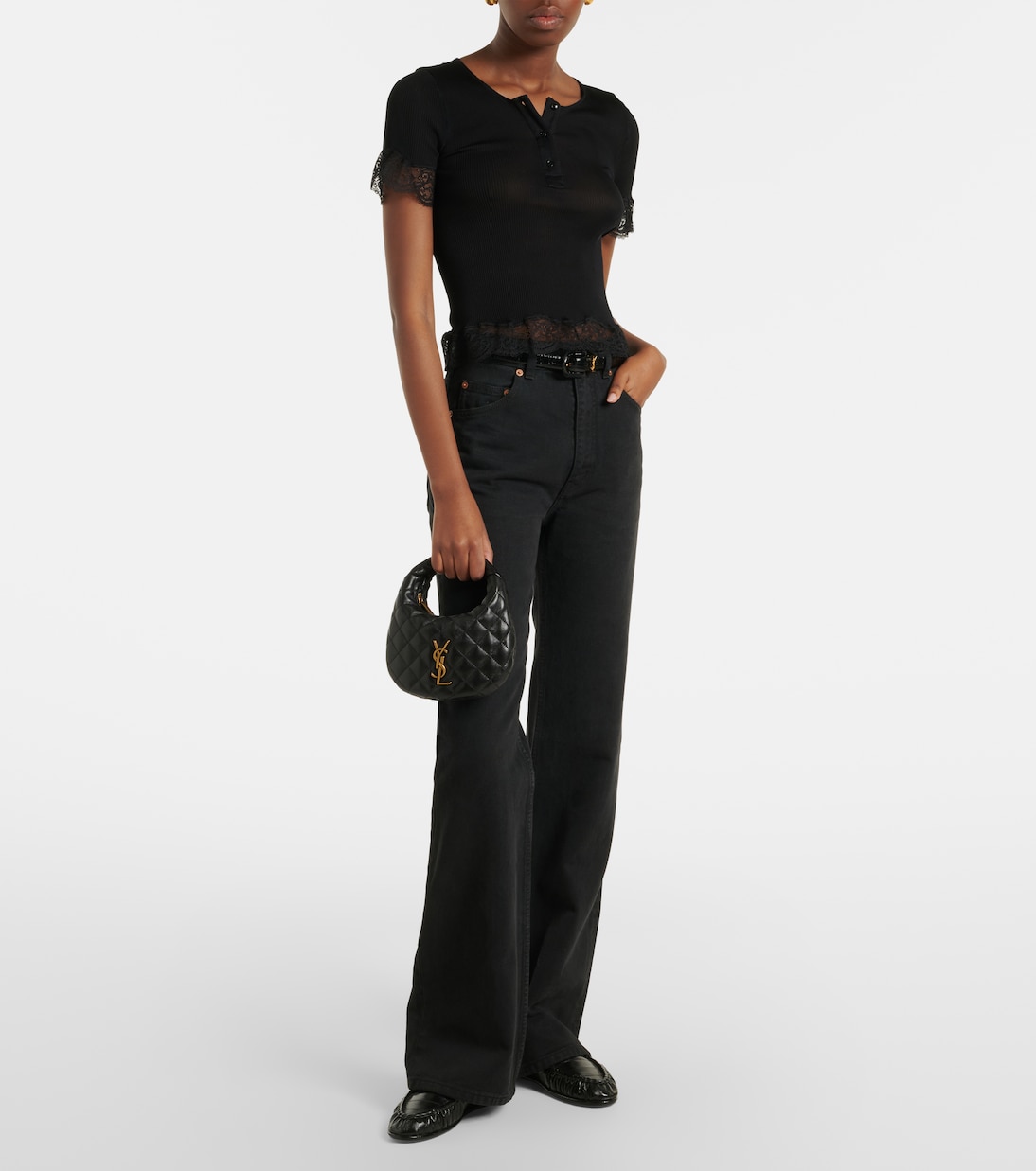 Henkeltasche Icarino Mini aus Leder | Saint Laurent