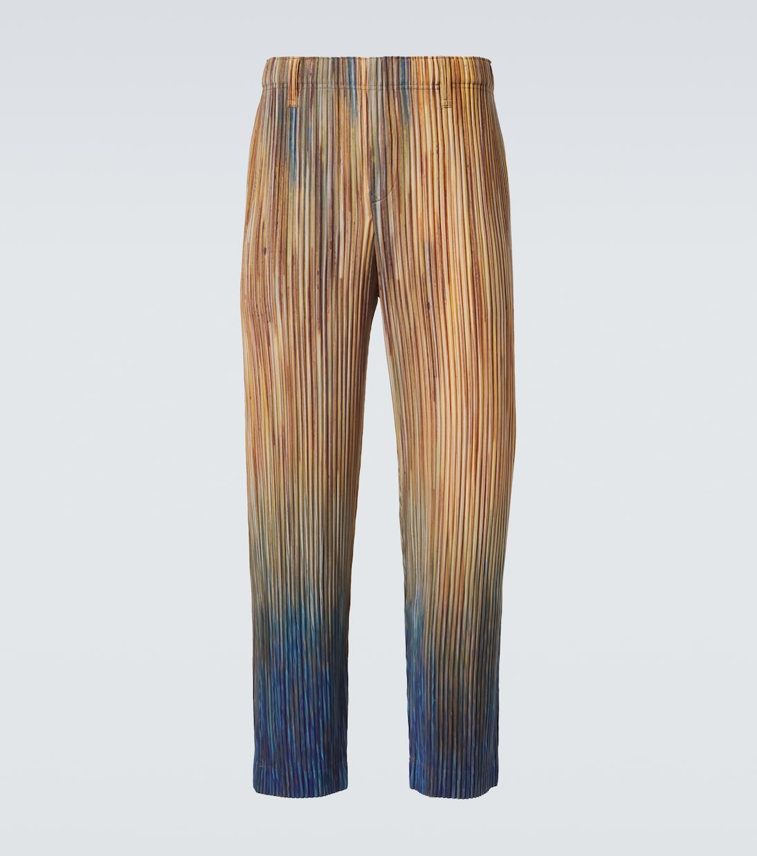 Gerade Hose Paint Brush Close-Up | Homme Plissé Issey Miyake