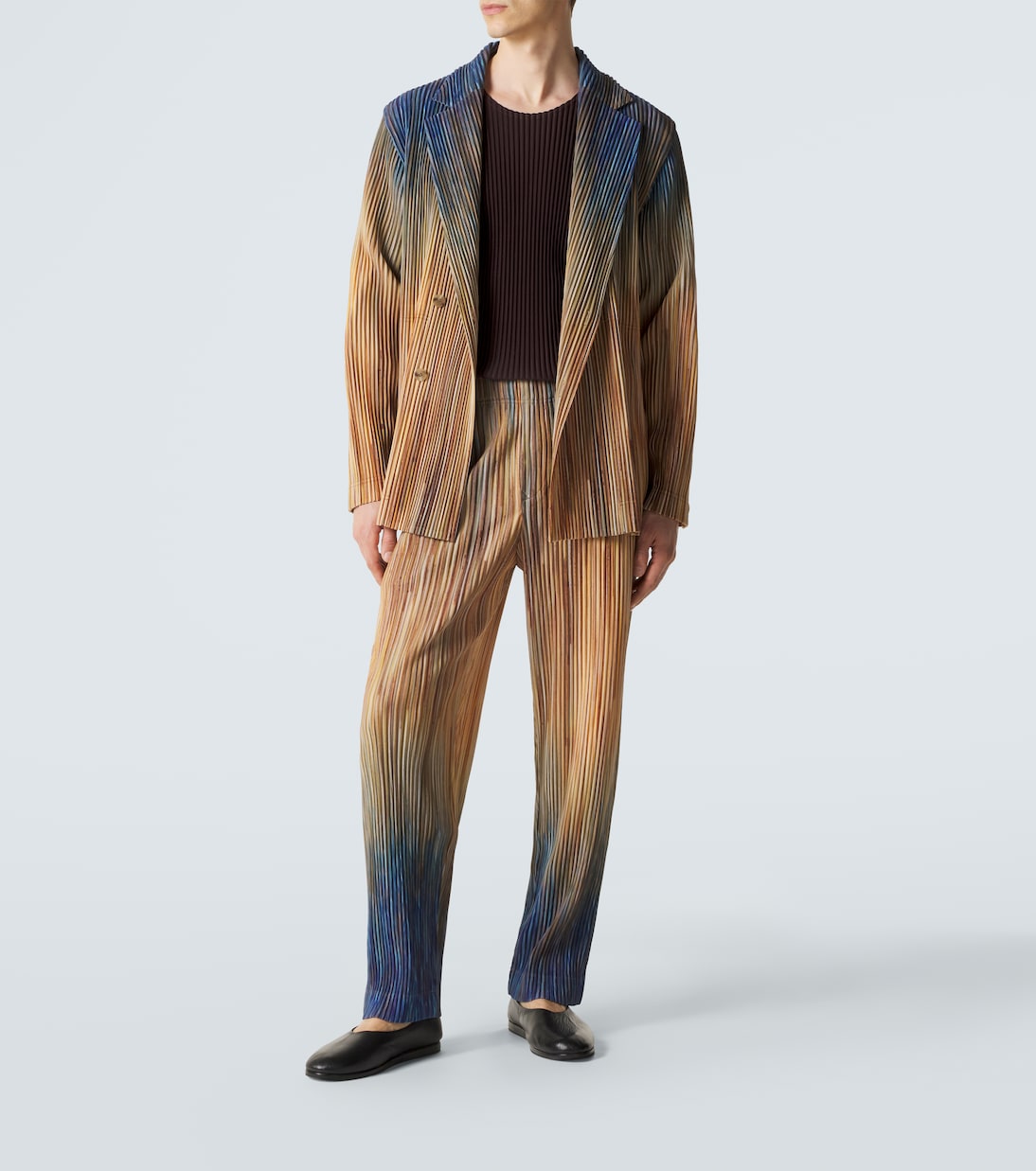 Gerade Hose Paint Brush Close-Up | Homme Plissé Issey Miyake