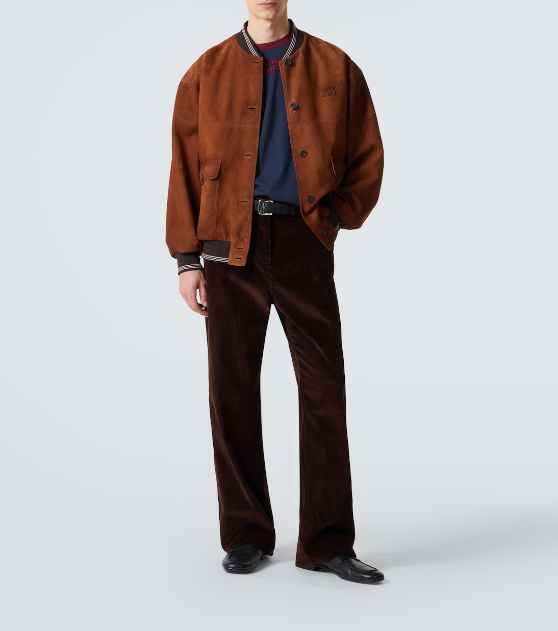 Longsleeve aus Baumwoll-Jersey | Miu Miu