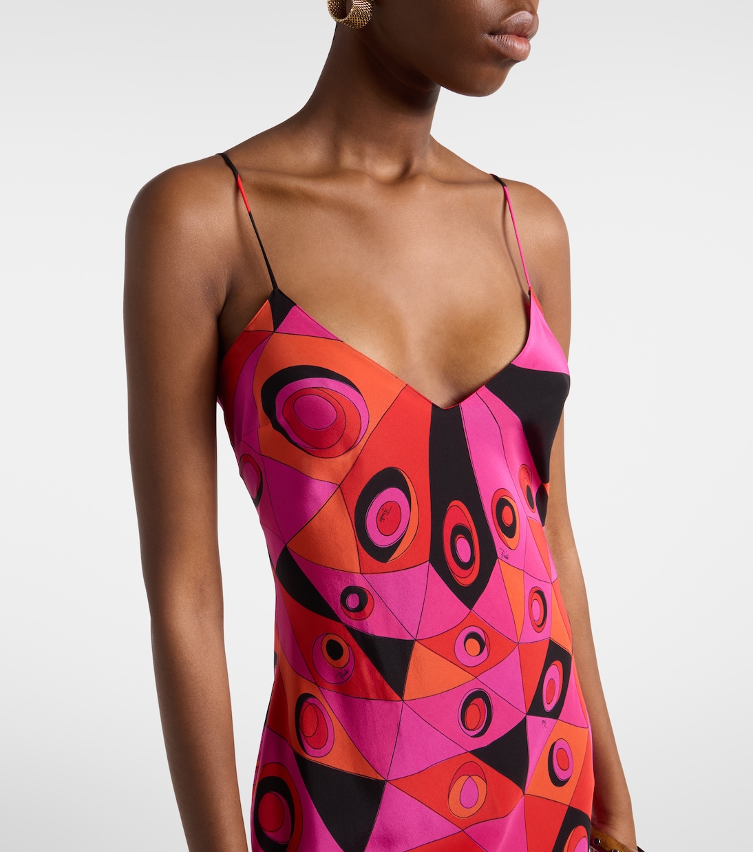 Occhi silk twill gown | Pucci
