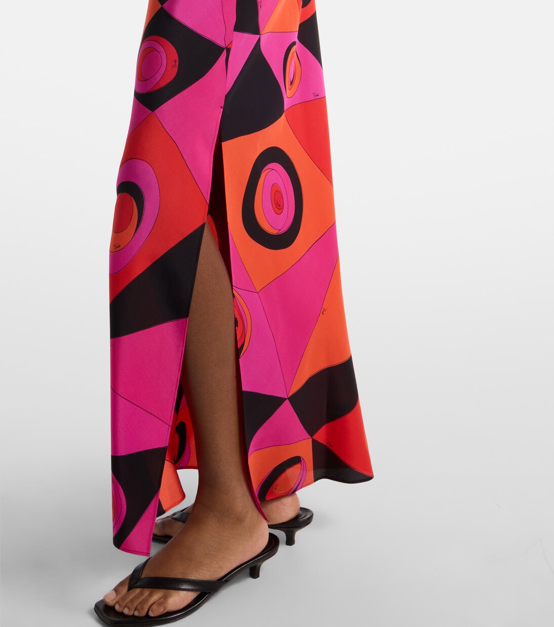 Occhi silk twill gown | Pucci