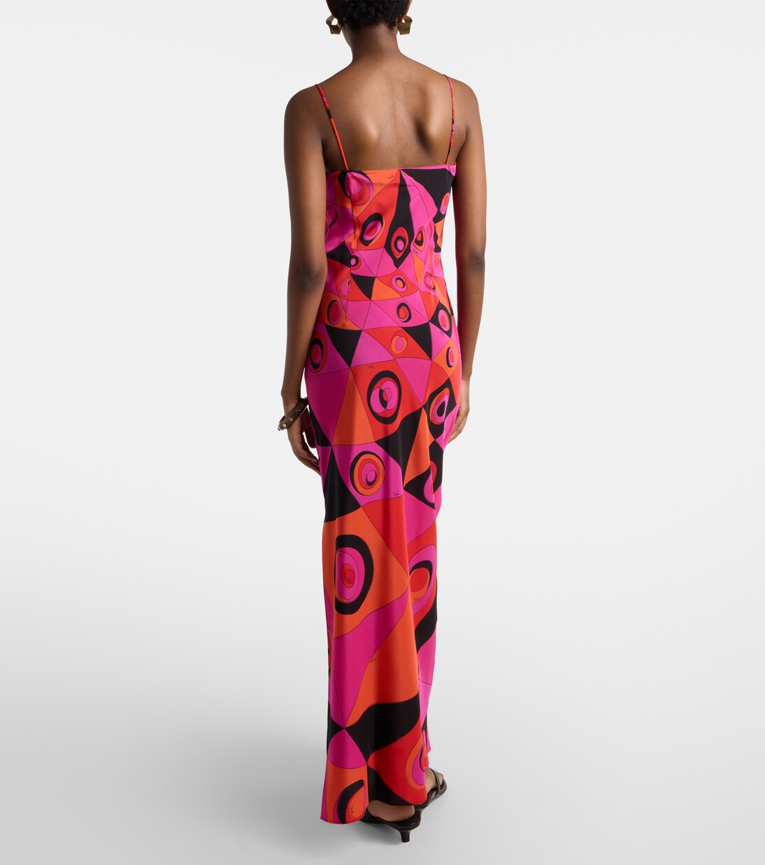Occhi silk twill gown | Pucci
