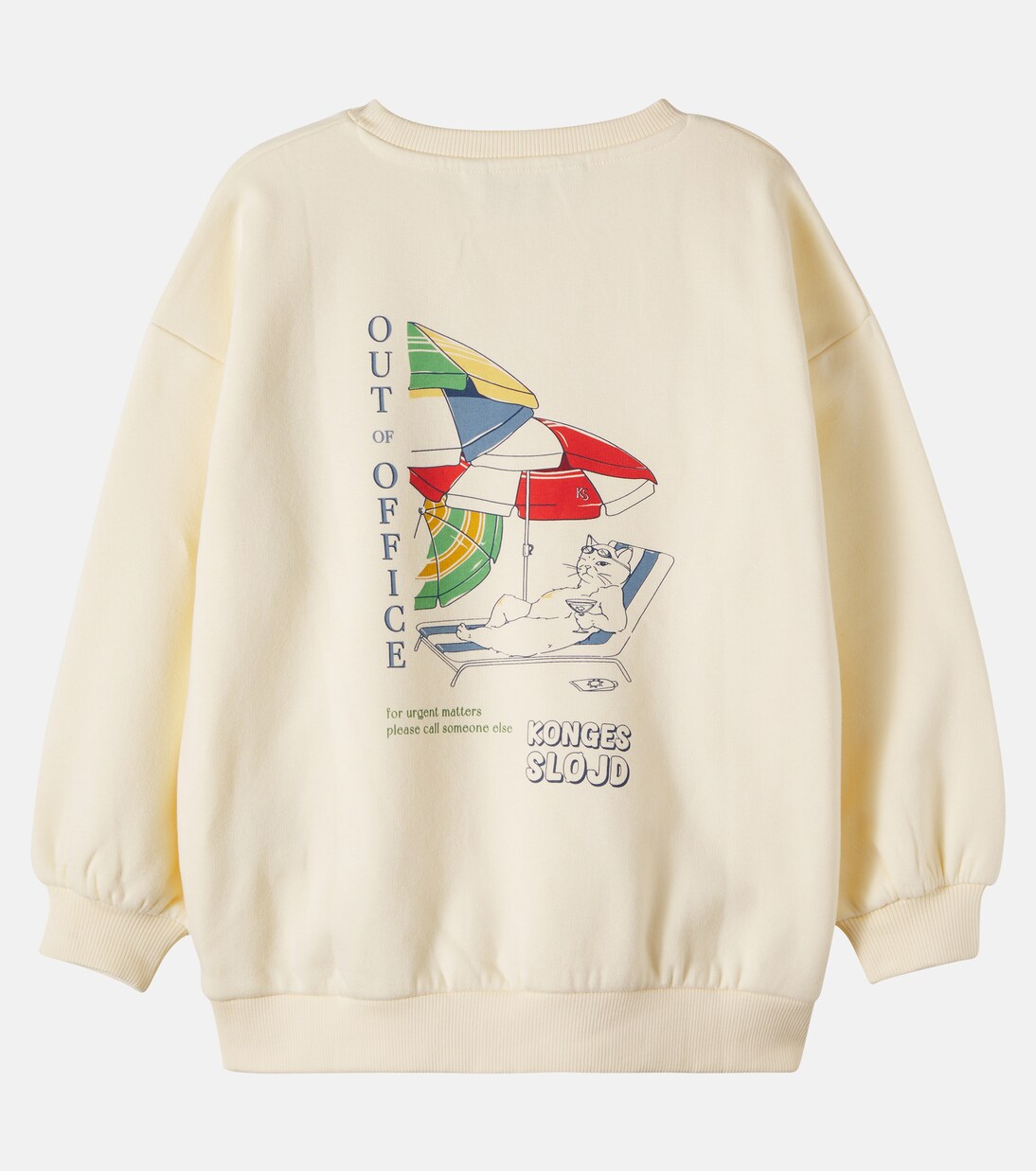Lou printed cotton-blend jersey sweatshirt | Konges Sløjd