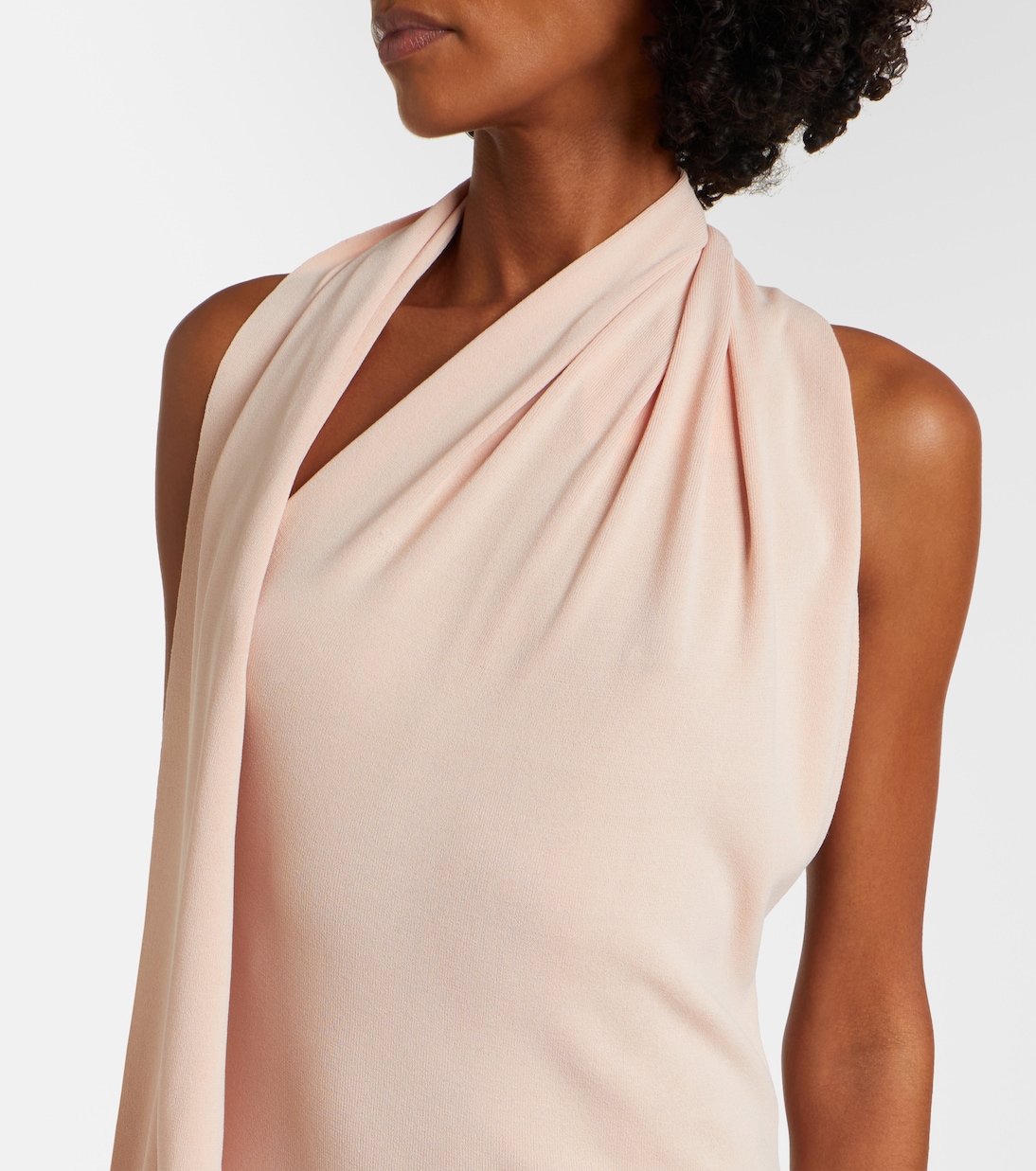 Vestido midi Mitchell con bufanda | Altuzarra