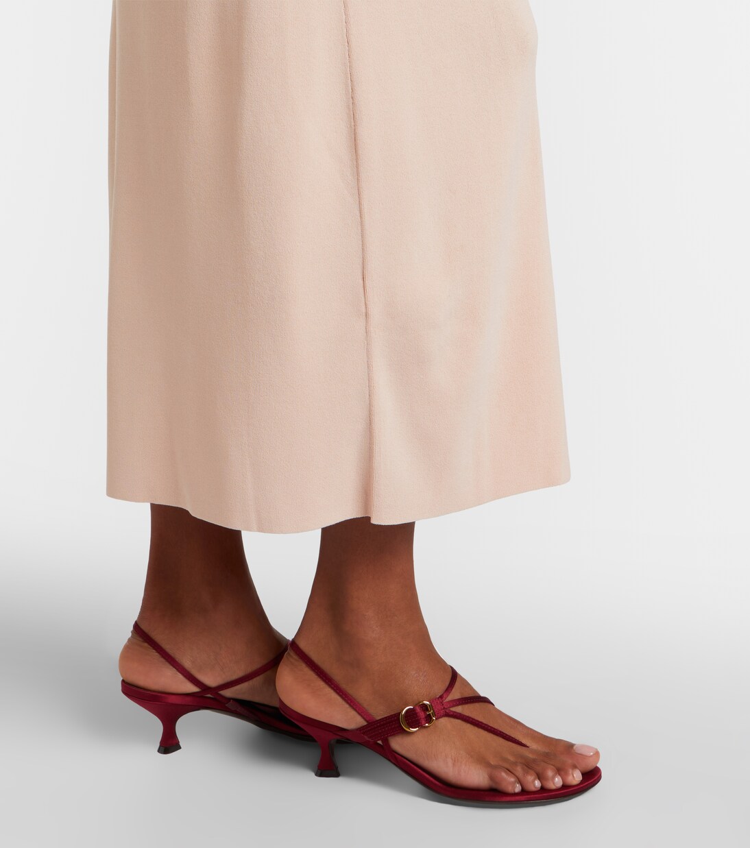 Vestido midi Mitchell con bufanda | Altuzarra